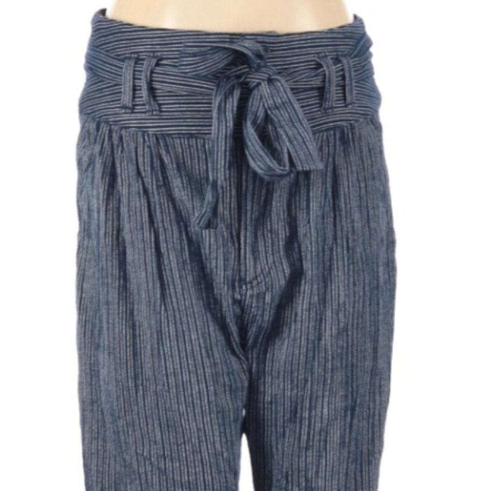 Boho, Mid-Rise Cotton Casual Pants